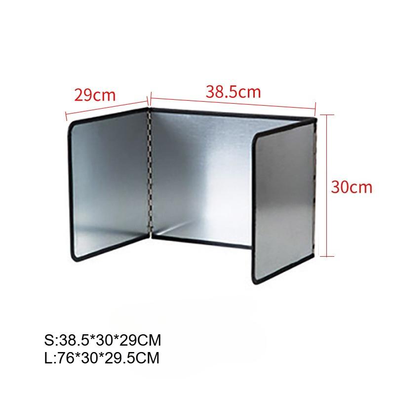 Oil Baffle Foldable Kitchen Gas Stove Baffle Oil Splash Protection Plate Splash Protection Screen Heat-resistant Kitchen