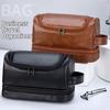 Waterproof Cosmetic Storage Bag PU Leather Makeup Bag Portable Makeup Pouch  Travel