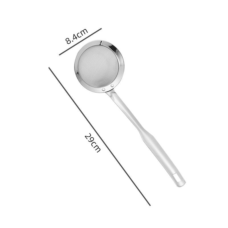 Household Kitchen Oil Skimmer and Grease Filter Spoon with Stainless Steel Mesh