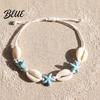 Seaside Commemorative Jewelry Summer Beach Bracelet Bohemian Sea Shell Turtle Braided Handmade Woven Adjustable String Bracelet for Teens Wristband,