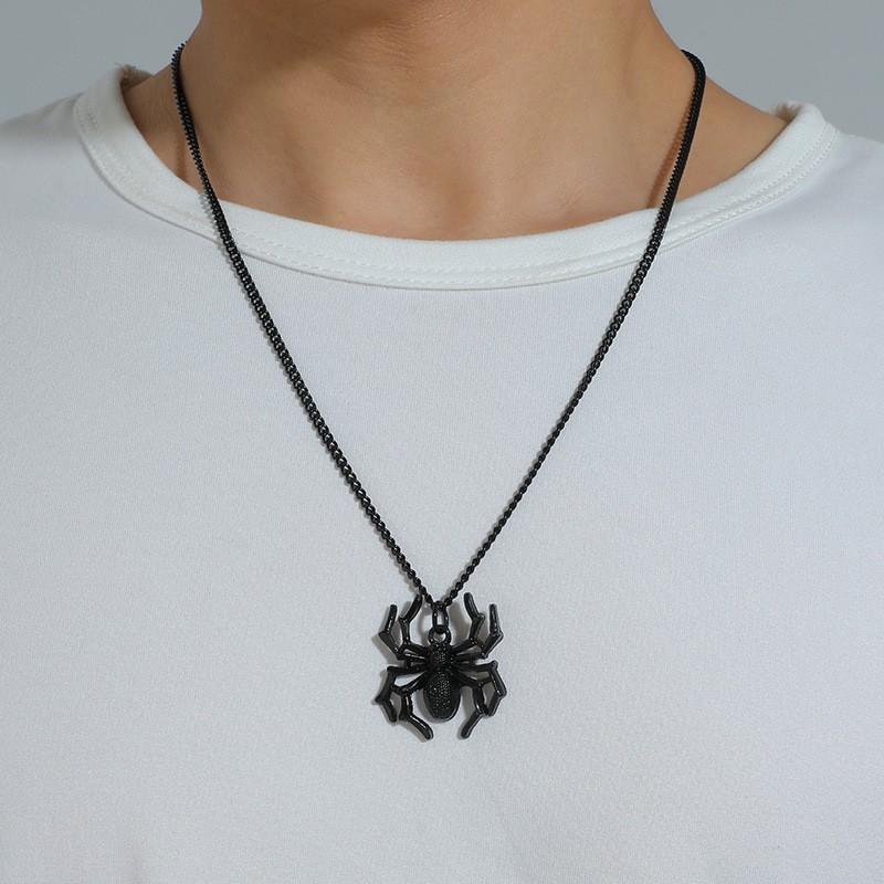 

Cute Spider Pendant Necklace - DIY Alloy Accessories - Personalized Creative Design Jewelry for Crafting