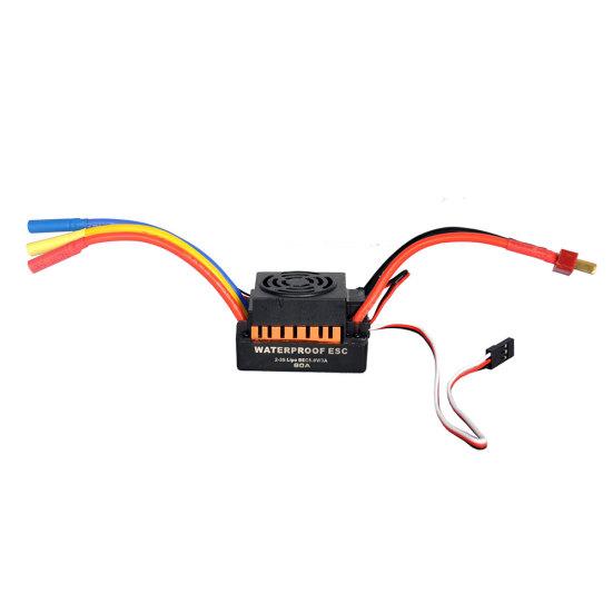 Waterproof 12-slot 4-pole ESC High Torque 5.5V Brushless Motor for RC Car Truck