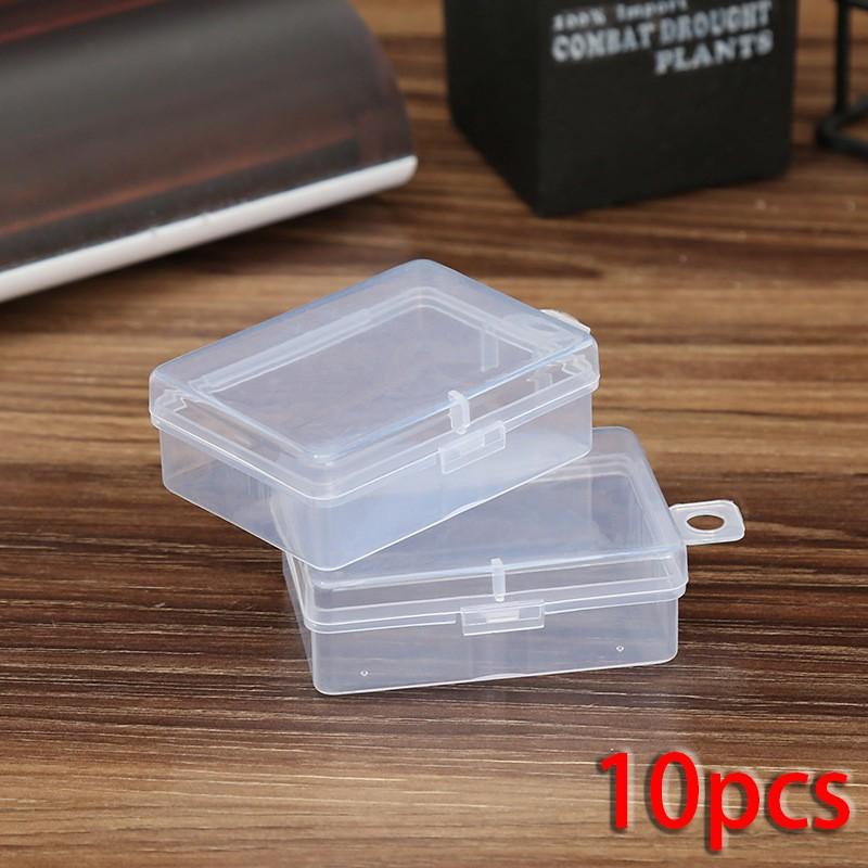 

Storage Box With cover Thick Space saving Jewelry Medicine Pill Holder Container