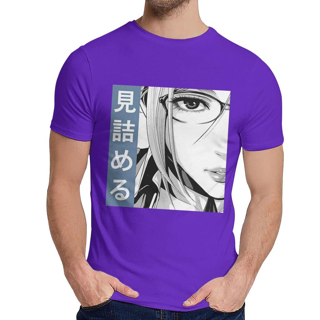 Man S O Neck Prison School Meiko Shiraki Stare Hip Hop T Shirt