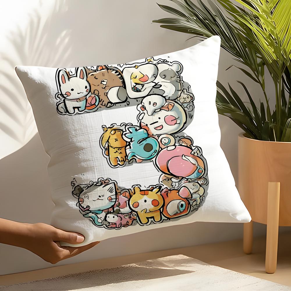 Cool Digital Design Pillow Case Home Living Room Decoration Linen Pillow Cases Cushion Cover
