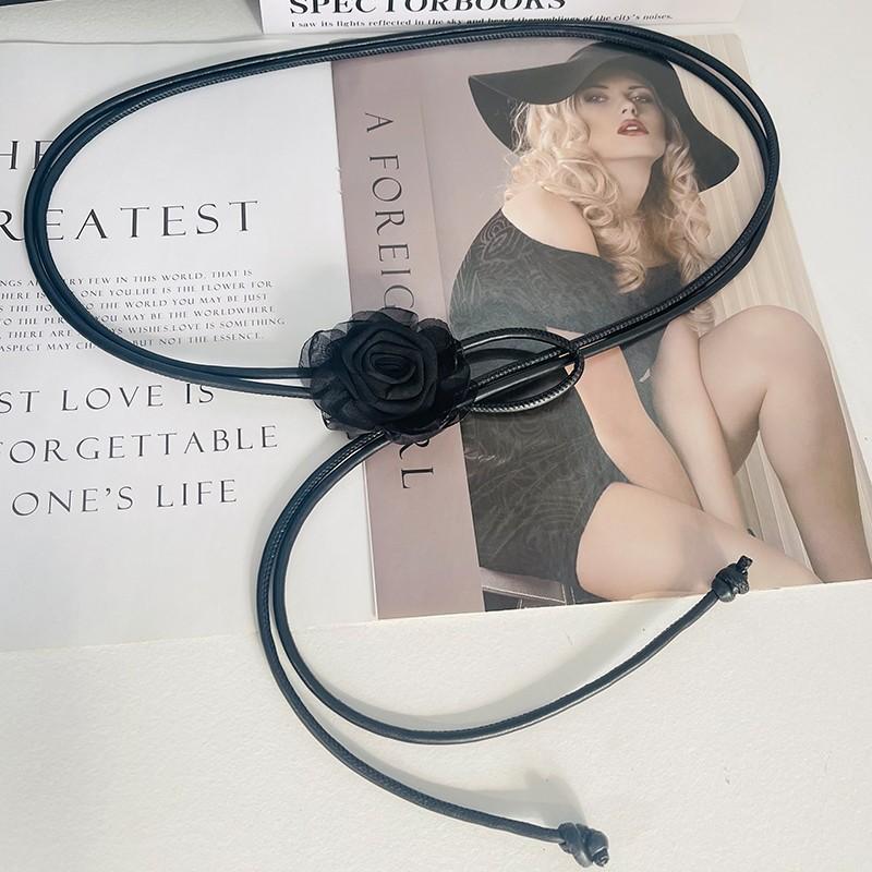 Women Fashion thin Belt Adjustable for Dress Jeans, Bohemian Waist Belt for Women, dress decor belt