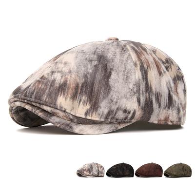 Casquette Progressive Vintage pour Homme Automne Hiver Casquette Béret Chaude Casquette Gavroche Casquette de Peintre