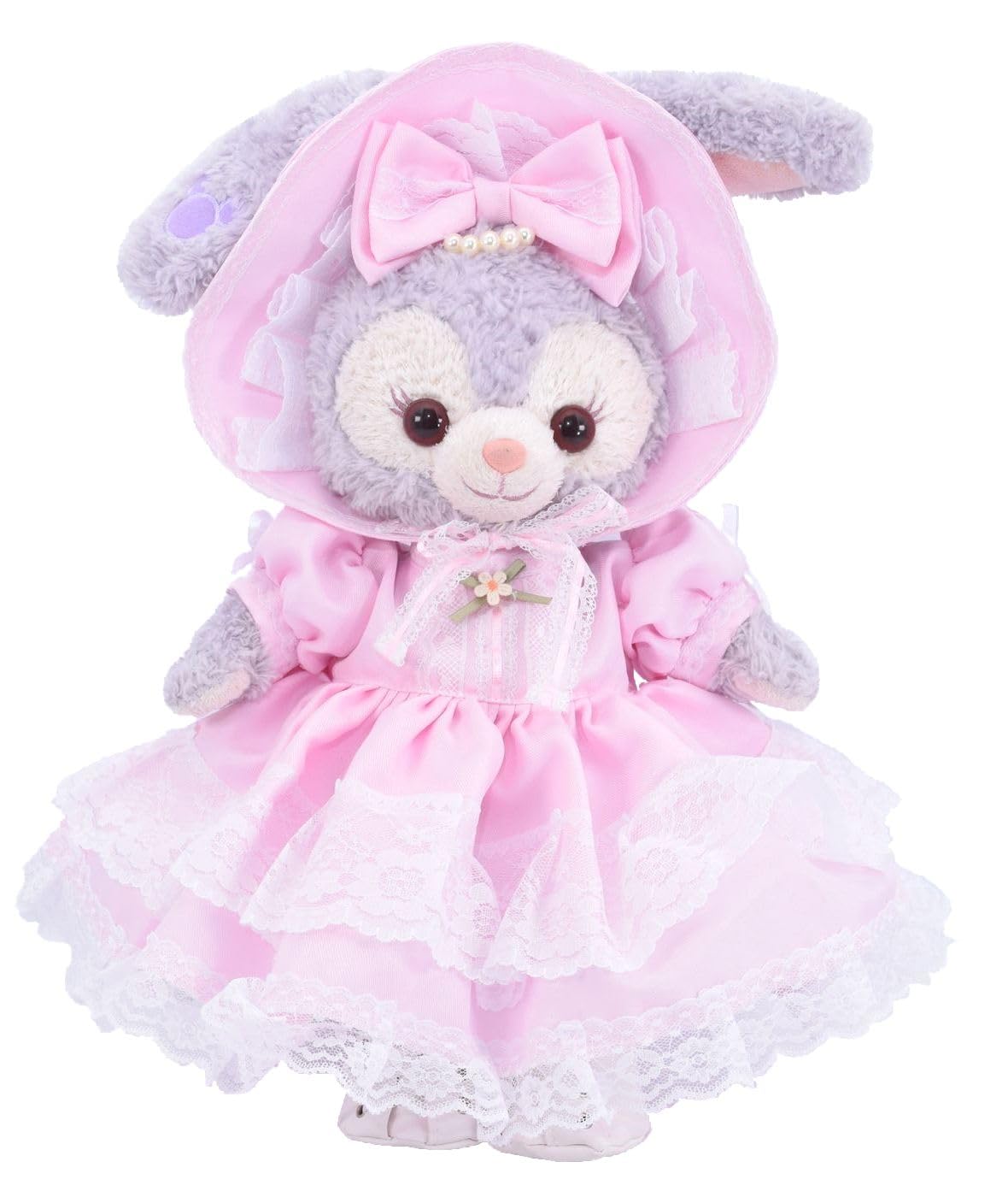 

Teddy Bear Mail Order Alice Stella Lou Costume with Baby No Size S Dress-Up Bonnet, Pink, Body, розовый