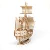 3D Sailboat Wooden Puzzle Assembly Model Puzzle DIY Wooden Crafts 3D Decor Puzzle Gifts for Adults Teens Desk Decoration