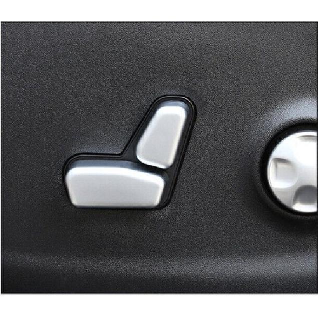 For Jeep Compass 2017-2021 Matte Silver Power Seat Control Button Cover Trim 6pc