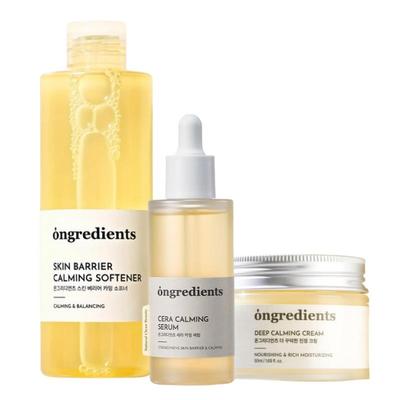 Skin Barrier Calming Skincare Set (Calming Softener 250ml + Serum 50ml + Soothing Cream 50ml)