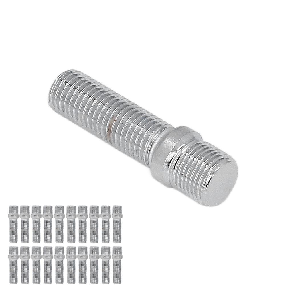 20Pcs Wheel Stud Conversion Screw Adapter 32mm Shank for TT A3 S3 A4 S4 A5 S5 A6 S6 A8 A7 S7 Q5 Q7