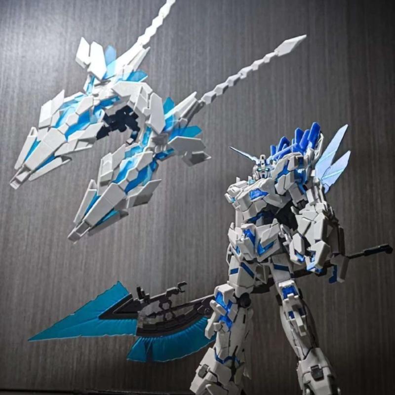 XD Unicorn HG 1/144 RX-0 Destruction Mode Assemble The Model Kit  Action Figures  Doll Kids Toy Gift Collectible Ornaments