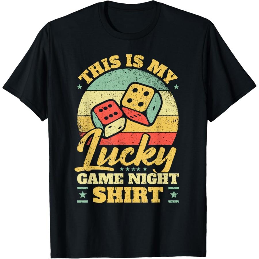 Game Night Host I Lucky Board Game Night T-Shirt S