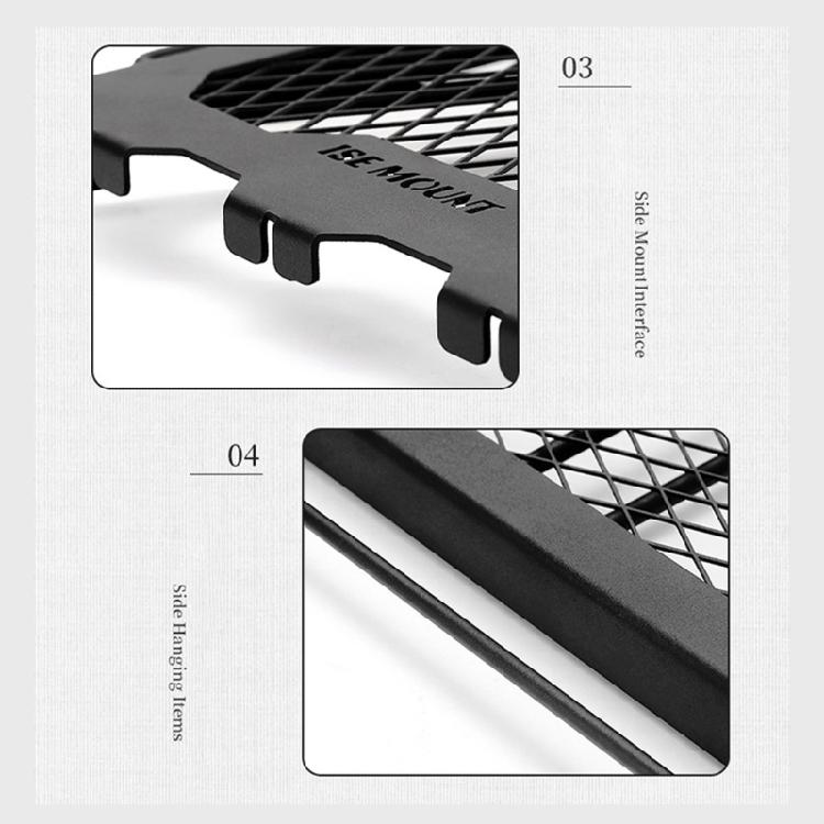 Folding Camping Table Light Weight Grill Table Cooking Grate Overfire Desk Portable Picnic Tables Easy to Clean