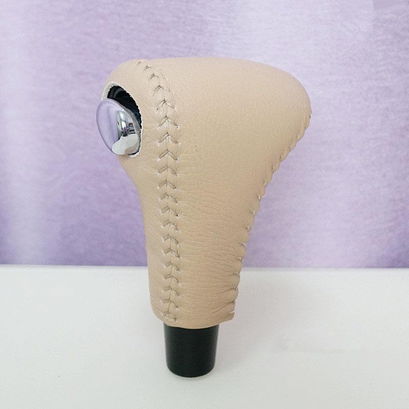 New Real Leather Gear Shift Knob Cover For Honda Accord 1999 2000 2001 2002 Automatic Gear Ball Protector