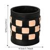 Large Capacity Desktop Storage Box Imitation Leather Stationery Storage  Makeup Brush