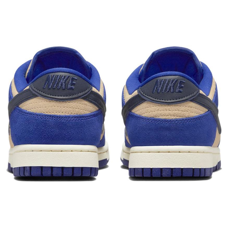 Nike Dunk Low LX ლურჯი ზამშის ქალის სპორტული ფეხსაცმელი ღრმა-როიალ-ლურჯი მუქი-ობსიდიანი DV7411-400