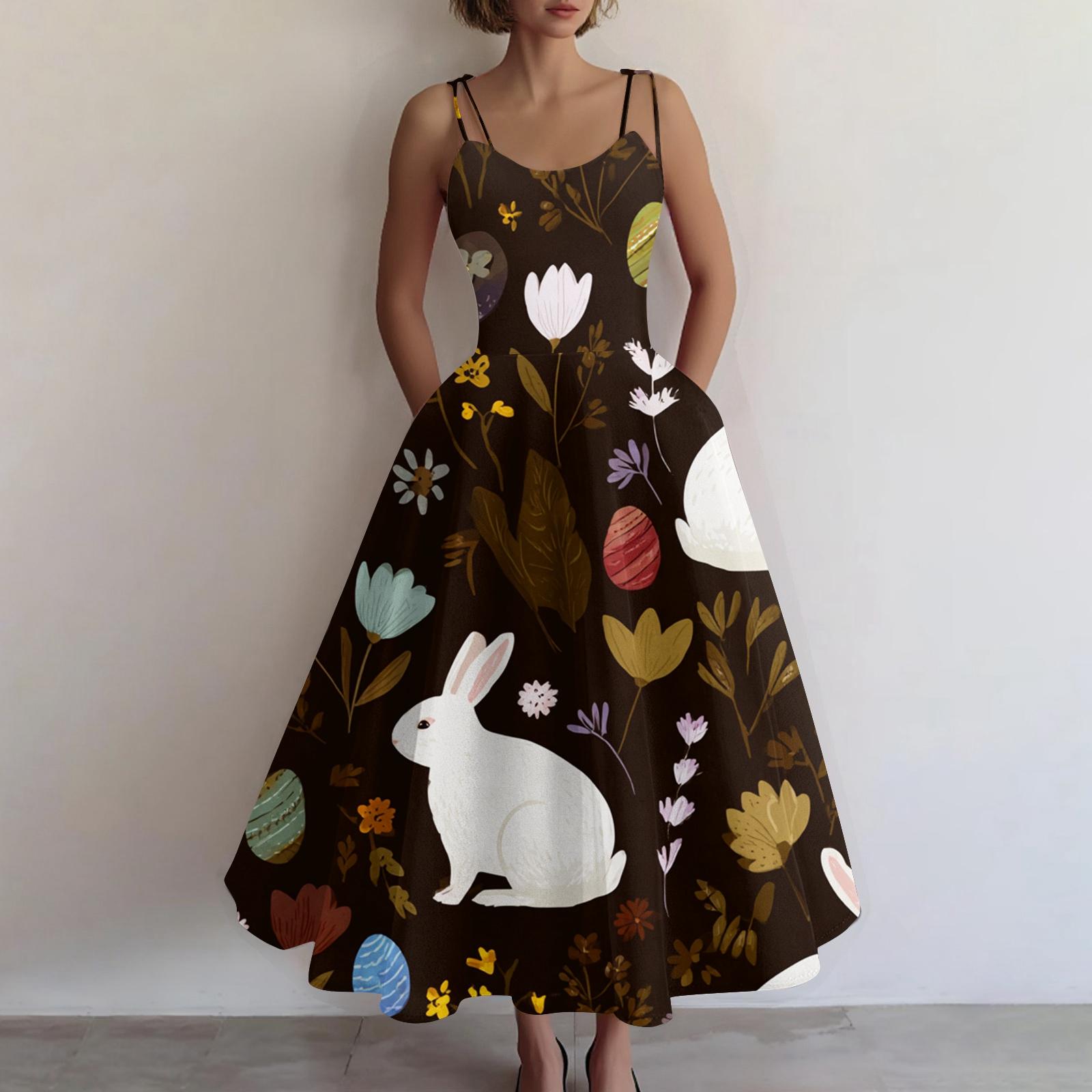 

Женское повседневное модное платье без рукавов с принтом ко Дню святого Валентина, с открытыми плечами L кофейный