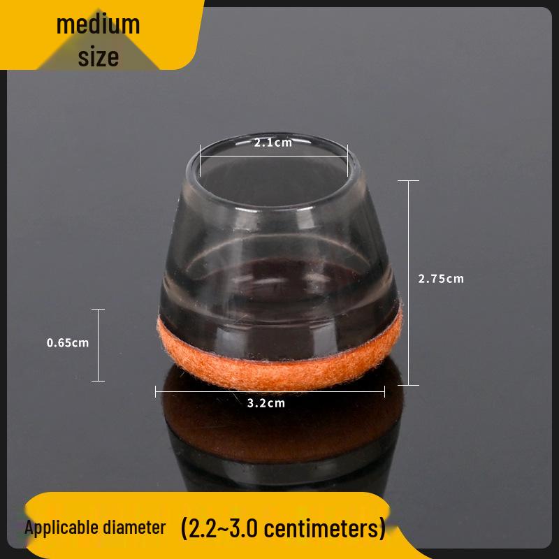 Durable Silicone Non-Slip Chair Leg Covers with Noise Reduction & Thickened Edge