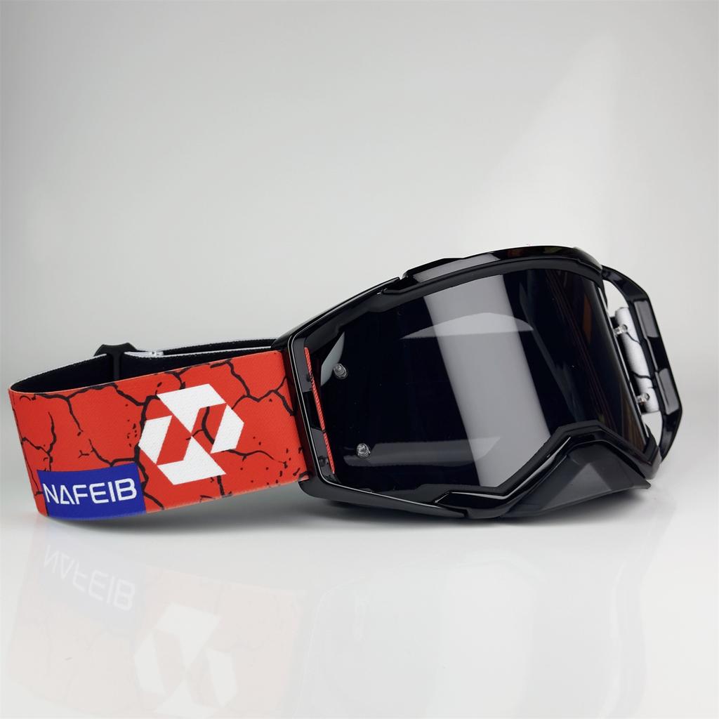 Off-Road Goggles - Tough Protection, Dirt Bike Eyewear, Motocross Gear, Anti-Fog, UV Protection, Adjustable Strap