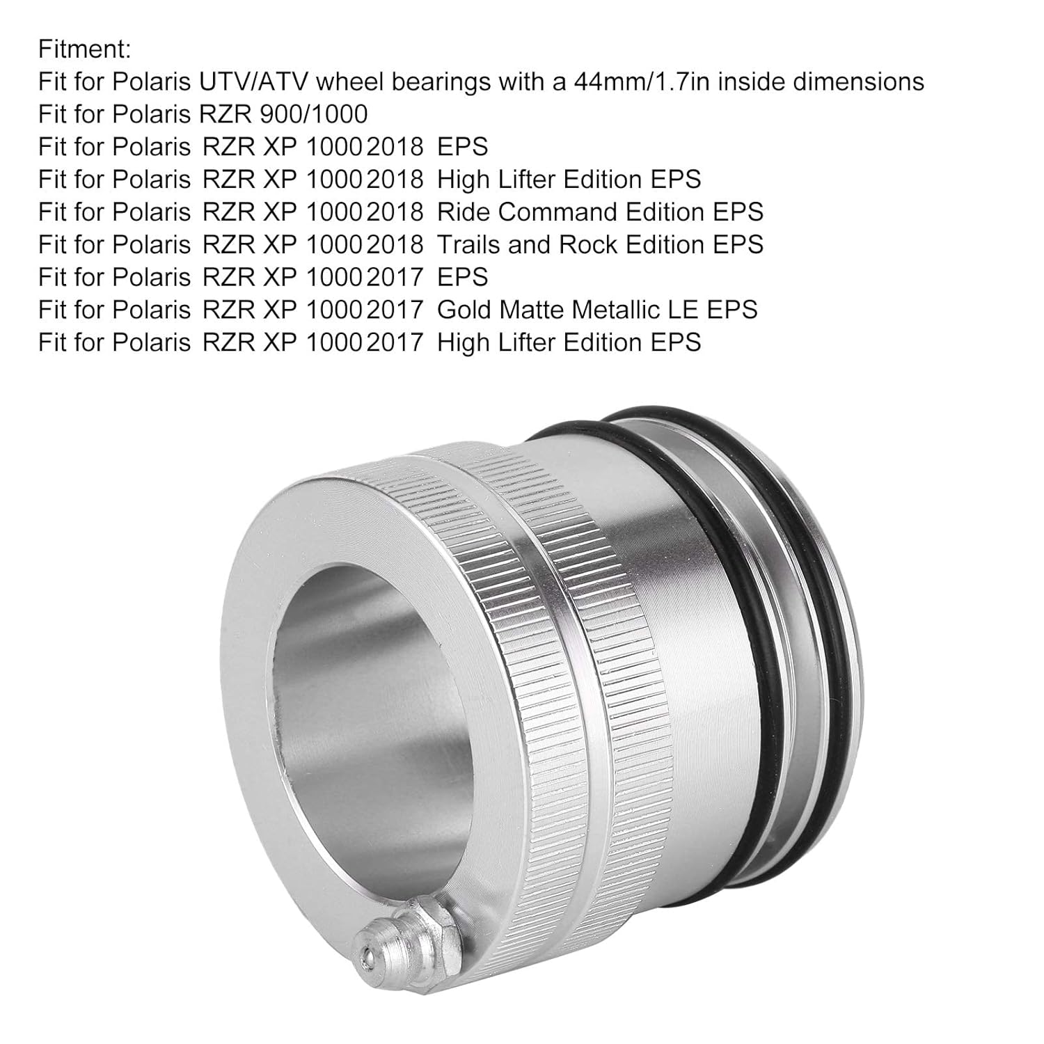 Bearing Lubricator Fit for Polaris 900/1000, 44mm Wheel Bearing Greaser Grease Tool UTV ATV Parts