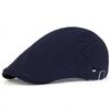 Men Light Board Solid Color Berets Newsboy Caps Hip Hop British Painters Hats Spring and Summer Adjustable Flat Cap