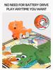 Dráha Puzzle 2 v 1 Hračka Dinosaurus Dárek Děti DIY Scéna Stavba Puzzle Dráha Autíčko