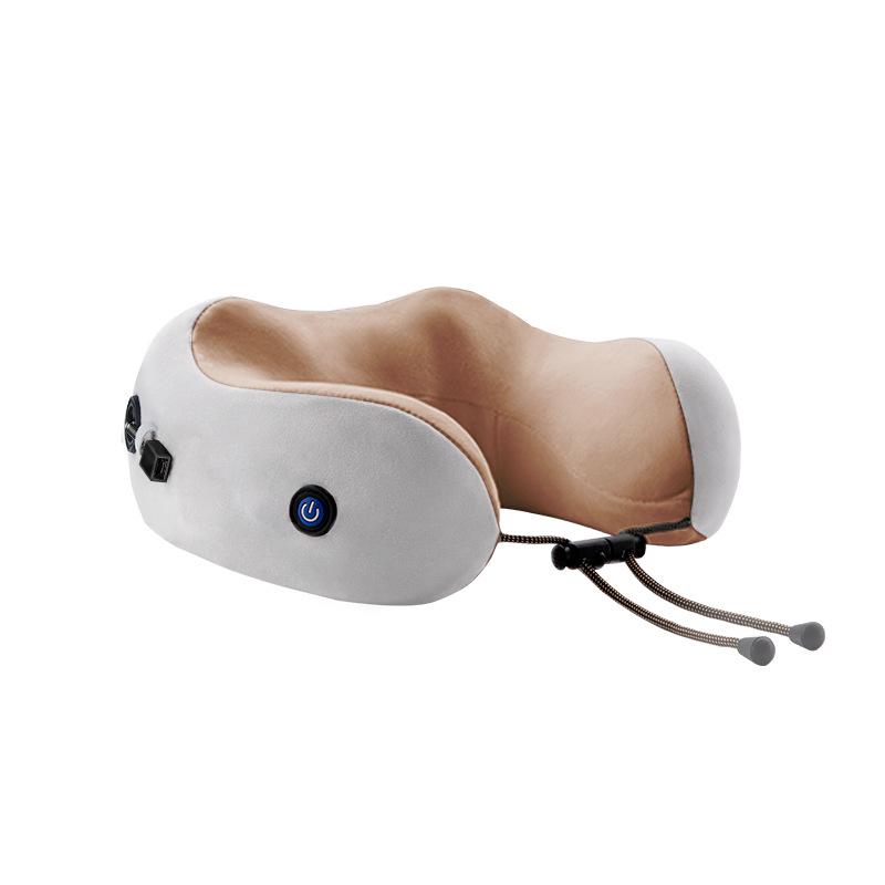 Portable Memory Foam U-Shaped Neck and Cervical Massager Pillow