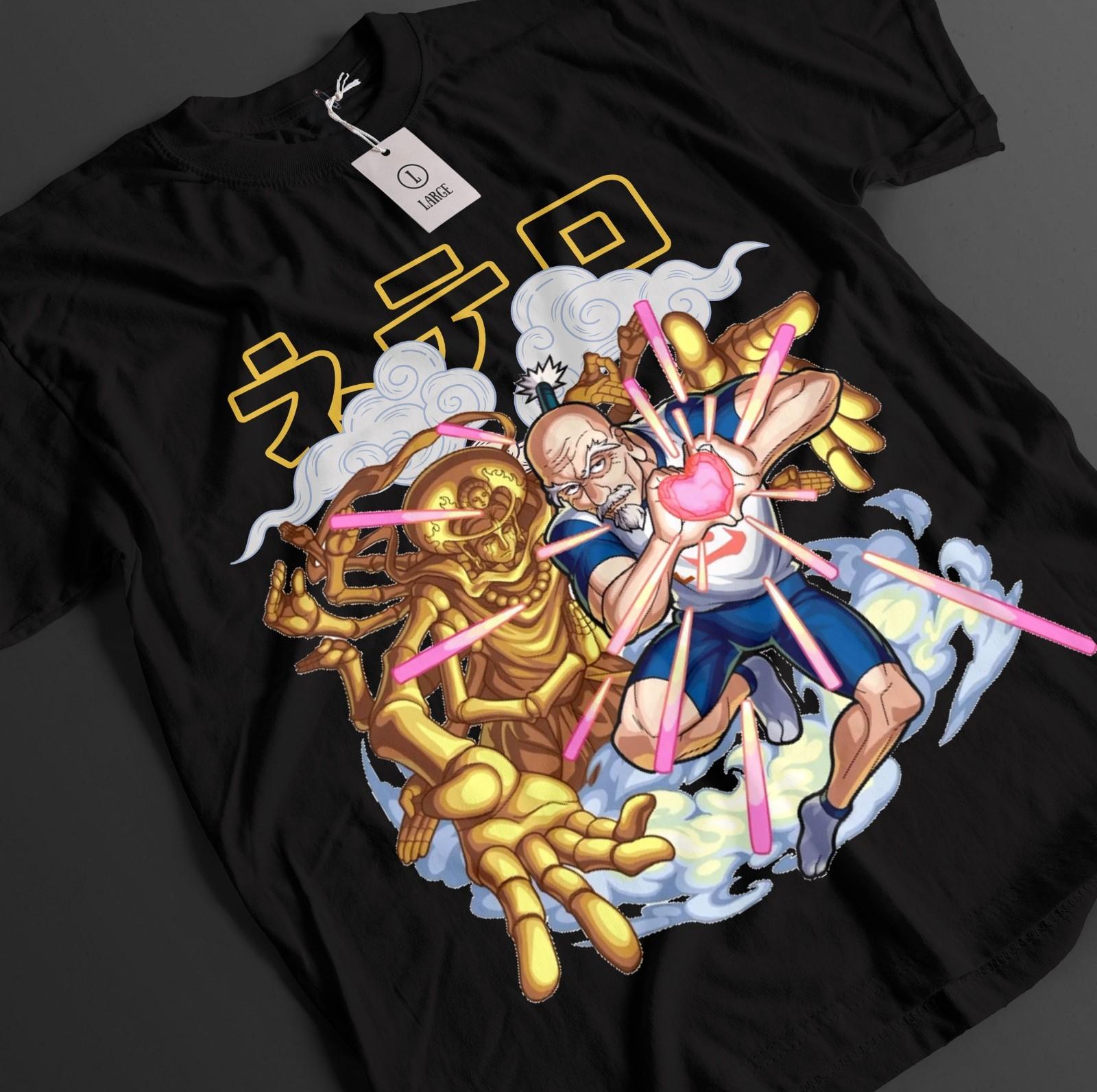 

Hunter x Hunter Shirt Netero T-Shirt Mens Womens Tees Top Gon Top Hisoka HxH Meruem Anime Unisex Tee XL