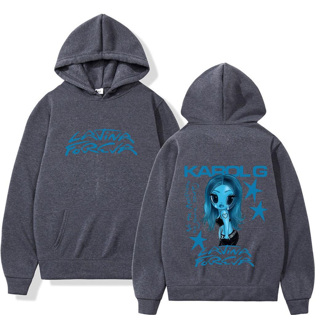 Karol G Album No Me Arrepiento De Sentir Tanto  Print Hoodie Men Women Fashion Sweatshirt Aesthetic Trend Casual Pullover