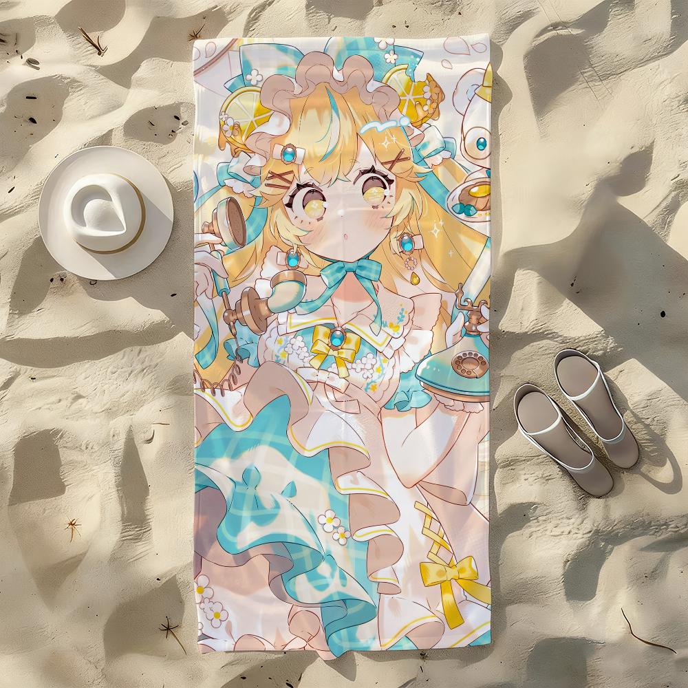 

Sweet Kawaii Candy Girls Towel For Swim Yoga Gym Quick Drying Soft and skin-friendly Beach Towels All-Season W40*H60(CM)