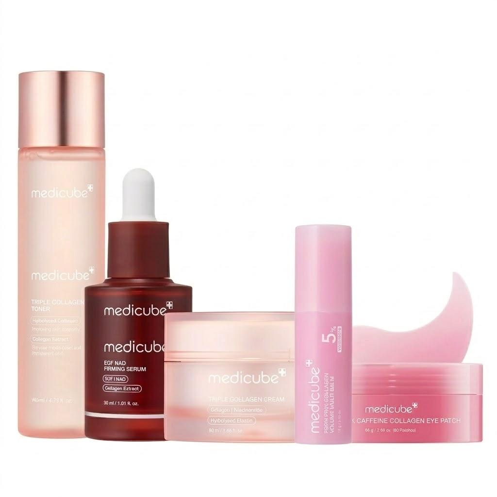 Medicube Collagen Glow-Up Kit – Het Geheim voor Glazen Huid & Stevigheid