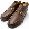Very Good Ankle Boots Horsebit Chukka Boots Brown Leather Mens 40 Used
