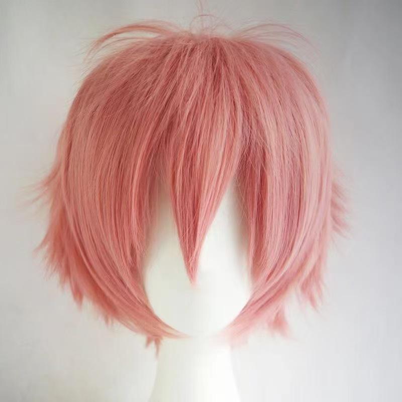 Silkyjoy Universal Cos Wig, 30Cm Face-Flattering Short Hair With Flipped Ends, Multiple Colors Available