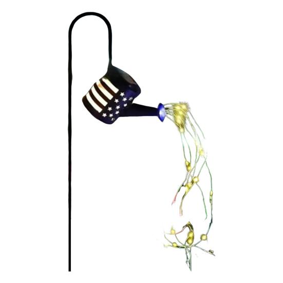 Watering Can Solar Light Outdoor Landscape Solar Light IP65 Waterproof Garden Decor Light with Stake for Yard Patio Lawn Decoration