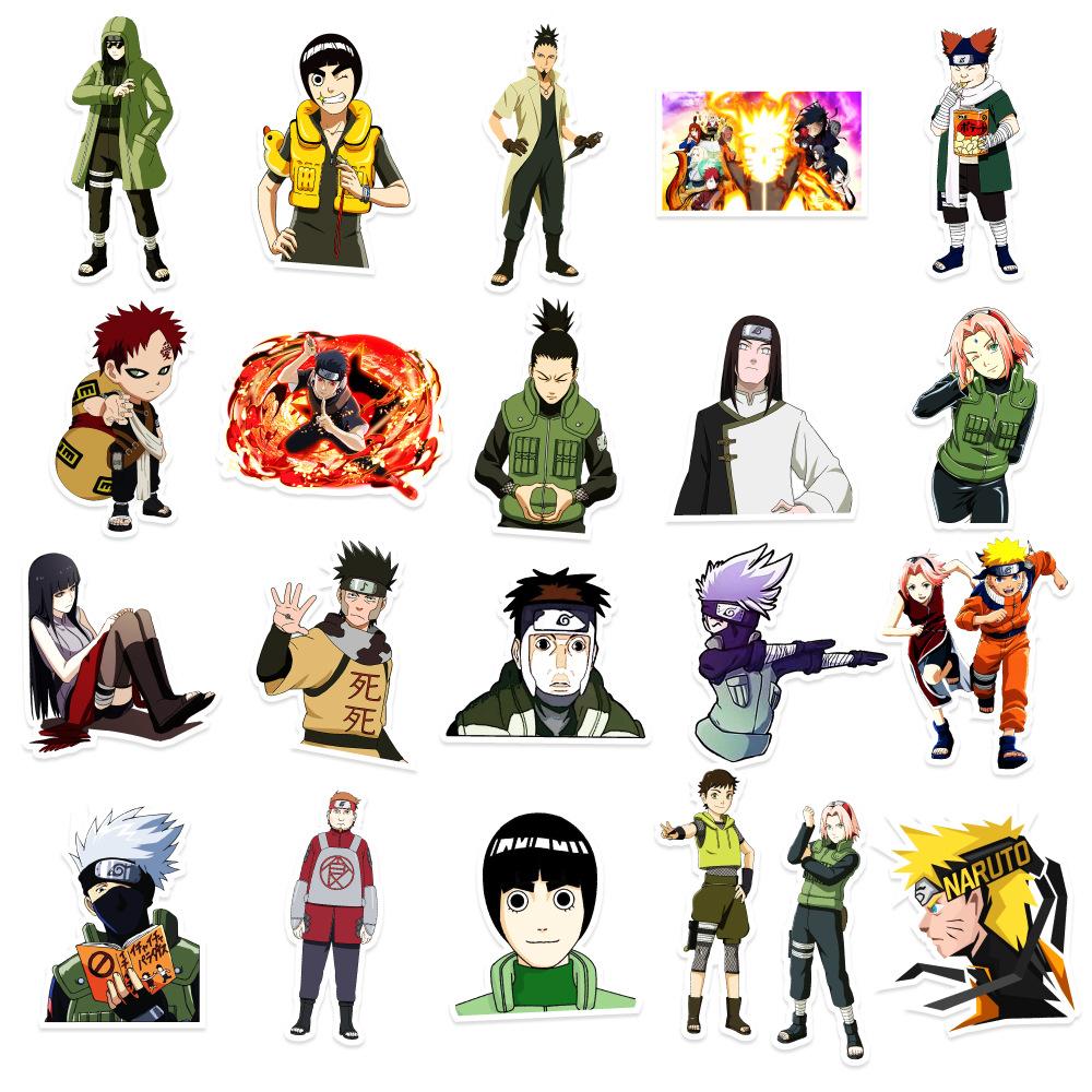 50 Naruto Graffiti Stickers Car Luggage Skateboard Computer Decorative Stickers Waterproof