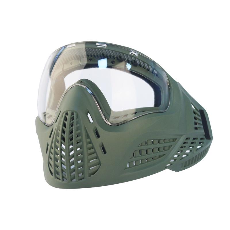 Outdoor Tactical Cycling Mask with Goggles for Self-Defense and Live-Action Play