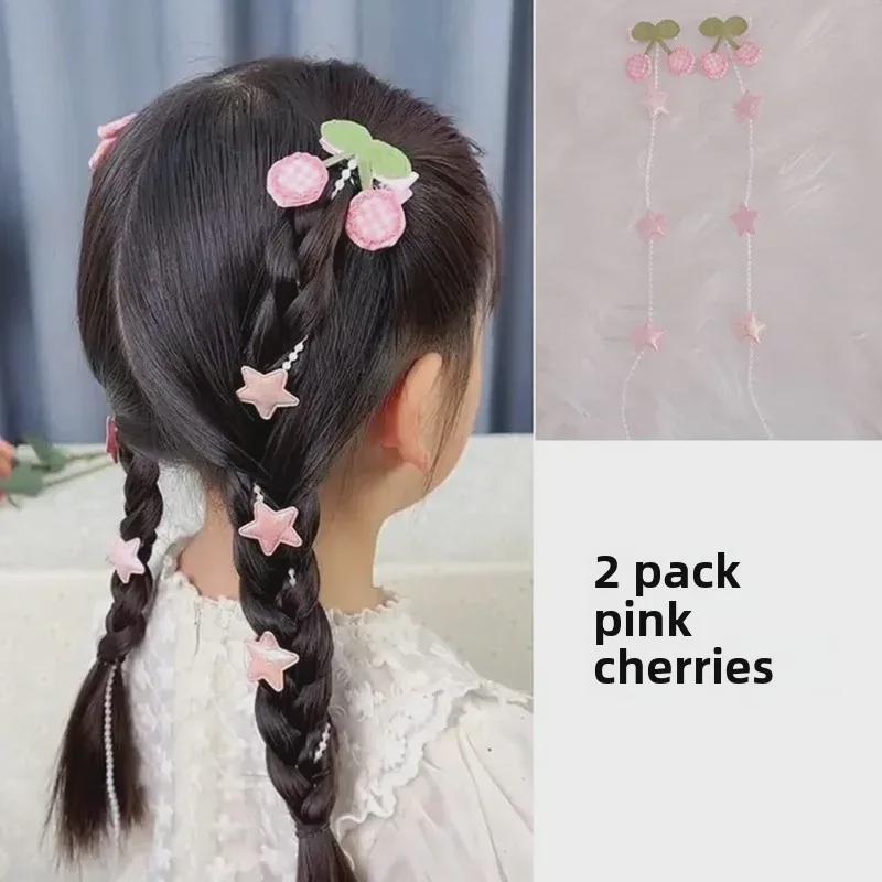 

Плетена шпилька для волосся ручної роботи з метеликами та перлинним ланцюжком: Стиль казкової принцеси No Specific Size