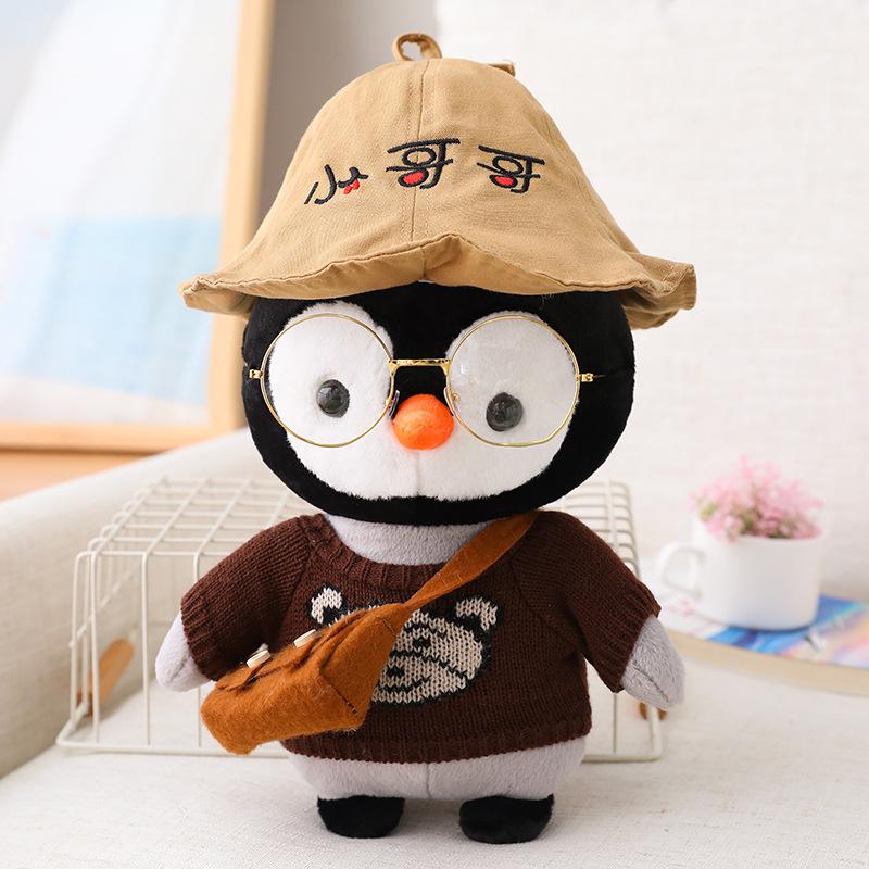 30cm Cartoon Cute Dress Up Penguin Plush Toy Stuffed Soft Kawaii Penguin Doll Animal Pillow Birthday Gift For Kids Children