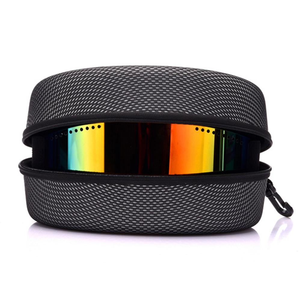 EVA Skiing Goggle Case Sunglasses Carrying Zipper Hard Box Scratch-resistant Snowboard Sunglasses Organizer Case
