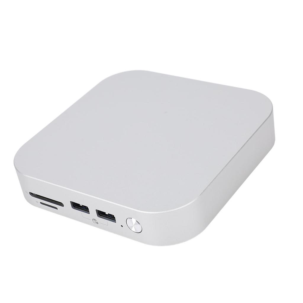 For Mac Mini M4 Dokkingstasjon Aluminiumslegeringsstativ og Hub for M4 Pro 2024 med 10Gbps USB Ax3 M.2SSDx2