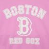 MLB Sweatshirts Unisex Pink Crew Neck Moderate Regular 3AMTV0131-43VOS