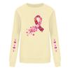 Breast  Sweatshirts For WomenRibbon Breast  Shirt Cute Dog Graphic  Long Sleeve Tops