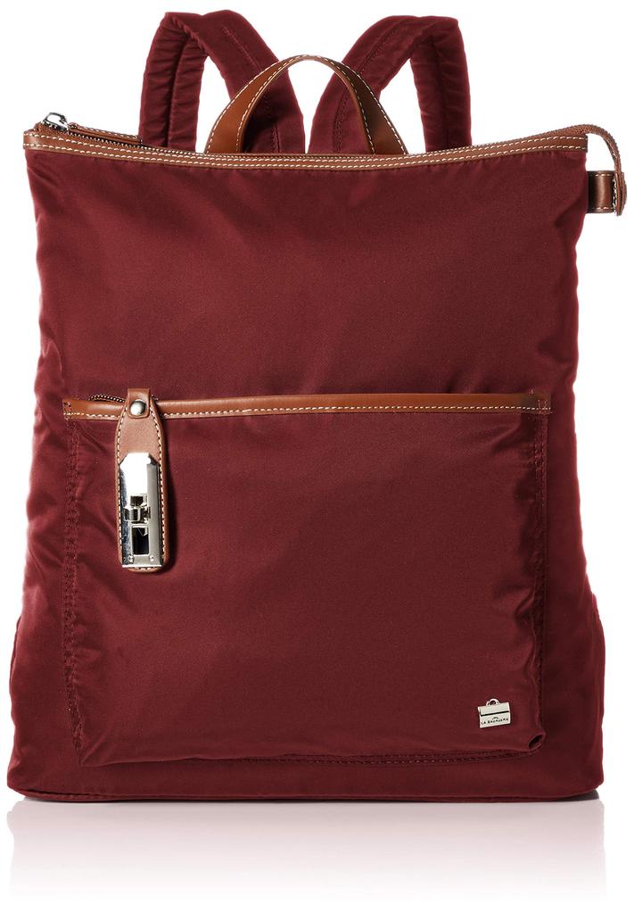 Nylon Rucksack with Twist Fittings Wine [Ravaga Jerry] B62-12-16