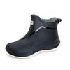 New rain shoes women's non-slip short tube waterproof shoes fashionable adult outdoor kitchen work shoes short rubber shoes
