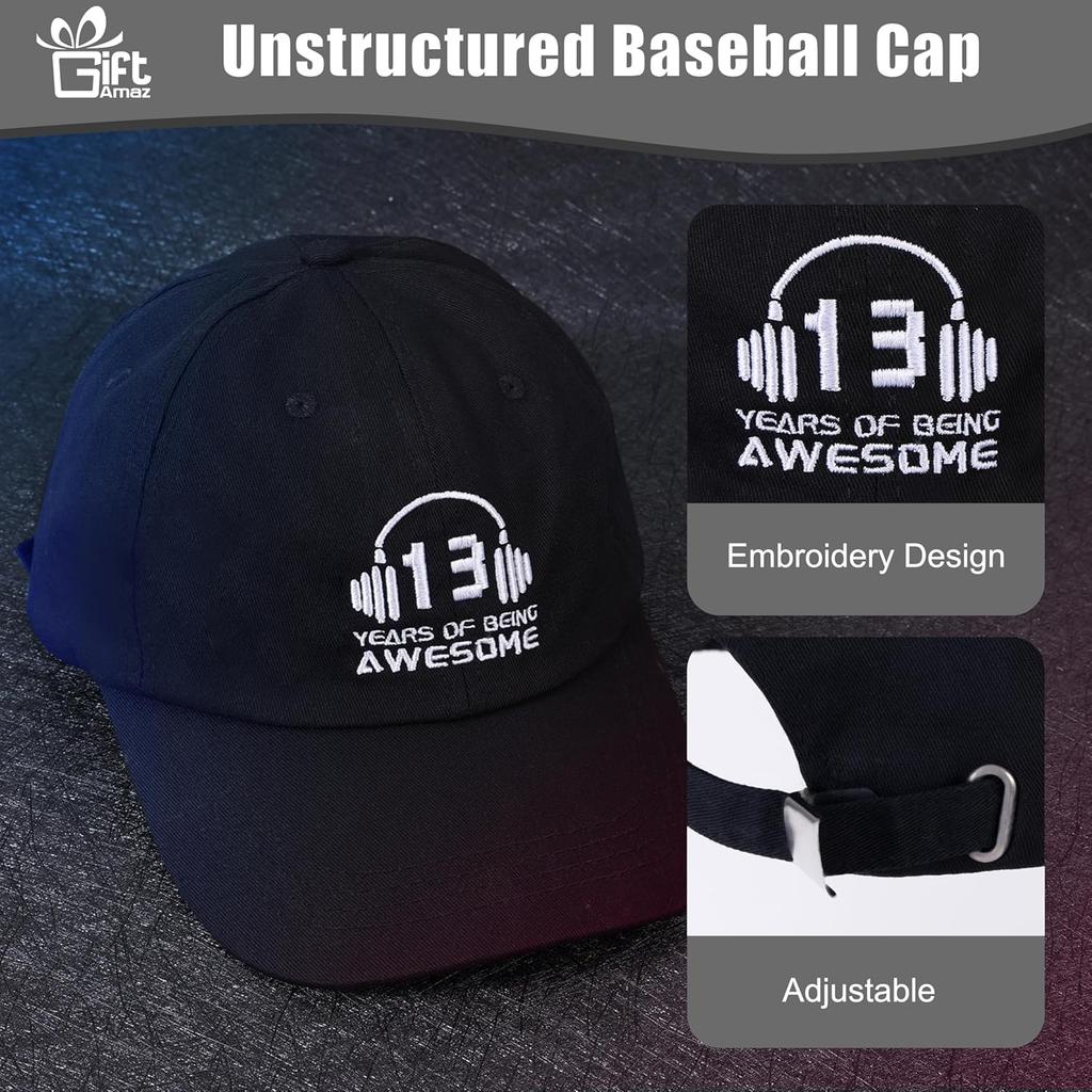 GiftAmaz 13 Year Old Boy Gifts, Happy 13th Birthday Decorations for Boys, Coolest Birthday Gift Ideas, Teenager Gifts for Him, Cool Graduation Box