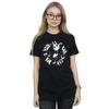 Disney Womens/Ladies Nightmare Before Christmas Jack Bat Circle Cotton Boyfriend T-Shirt