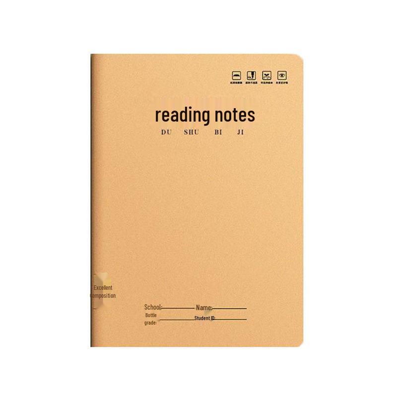B5 Thickened Reading & Homework Notebook for Grades 3-6