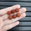 Red Agate Nan Hong Lion & Nine-Tailed Fox Beads for DIY Bracelets